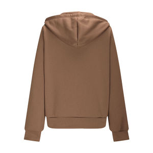 Conjunto de sudadera con capucha y pantalones deportivos para mujer, color marrón, informal, de punto, de manga larga, para otoño - Product Image 4