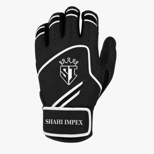 Guantes de bateo Shahi Impex de cuero sintético negro para edición limitada de calidad premium 100% cuero CABRETTA para SOFTBALL - Product Image 4