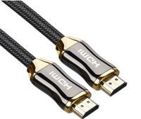 Câble HDMI 2.1 ultra haute vitesse 8K 60Hz 3D pour connexion vidéo haute définition vers téléviseur, moniteur, projecteur