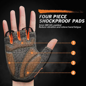 Gants de baseball/softball pour sports de plein air, en cuir, à doigts fendus, antidérapants, pour droitier, protection unisexe, toutes saisons - Product Image 5