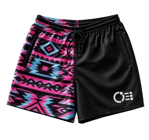 Nouveaux shorts de bain pour hommes 2026, style sportif, en satin, à séchage rapide, avec poches et taille élastique - Product Image 1