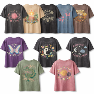 Camisetas con Lavado Ácido al por Mayor para Mujer - Fabricante OEM Personalizado Directo - Product Image 2