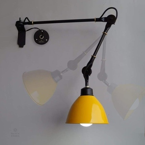 Modern adjustable swing arm <b>wall</b> lamp industrial black metal <b>wall</b> sconce vintage <b>bedside</b> reading <b>light</b> Nordic loft bedroom <b>light</b> - Product Image 3