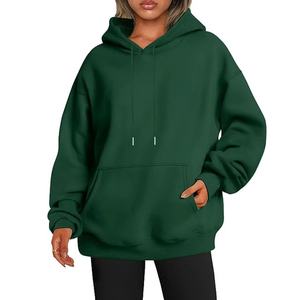 <b>Vintage</b> Thick Regular Sleeve <b>Oversize</b> Hoodie Casual Fashion Solid Hooded Knitted <b>Sweatshirt</b> Winter Season 100% Cotton Quick Dry - Product Image 3