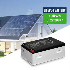 Batería de Litio Ion LiFePO4 HR 51.2V 200Ah para Almacenamiento de Energía Solar y Doméstica, 5kWh 10kWh, Negra - Product Image 4