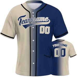 Tenues de baseball imprimées de qualité professionnelle, conçues pour les athlètes nécessitant un confort maximal, 100% polyester, couleur personnalisée - Product Image 1