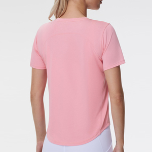 Blank <b>Color</b> OEM Serviced Custom Design Women T <b>Shirts</b> Plus Size Quick Dry Breathable Summer Wear Women T <b>Shirt</b> - Product Image 2