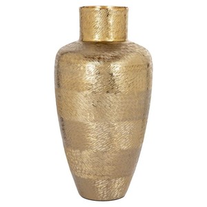 Juego de Jarrones de Cerámica Dorados Estilo Art Deco LINEA, de 16 a 24 Pulgadas de Alto, Exquisitos y Duraderos, Recipientes Decorativos para Flores de Mesa - Product Image 5