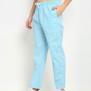 Men Slim Fit <b>Trousers</b> Casual Style With Side Pockets Lightweight And Easy To Wear All Day Indoors Or Outdoors - Product Image 2