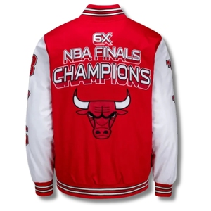 Chicago Championship Red & White Varsity <b>Jacket</b> Aesthetic Combined Wholesale Varsity <b>Jacket</b> genuine cowhide <b>leather</b> sleeve - Product Image 2