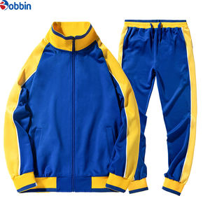 Ensemble de survêtement tendance pour homme : tenue de course à manches longues, ensemble de jogging, survêtement d'entraînement en plein air, kit de sweat-shirt - Product Image 1