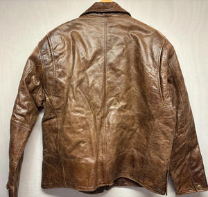 Veste en cuir véritable de haute qualité, style bomber, fermeture éclair intégrale, coupe moderne, personnalisable OEM & ODM - Product Image 3