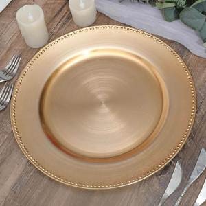 Plato de metal moderno para eventos de boda, restaurante, hotel, banquete, mesa de comedor, decoración de mesa. - Product Image 6