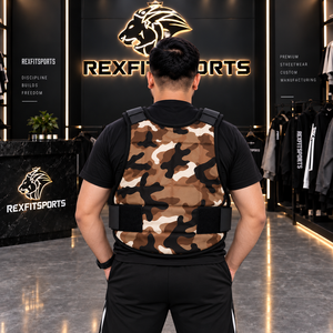Chaleco Deportivo con Logotipo Personalizado OEM, Fabricante Mayorista de Pakistán, Protector de Pecho para Entrenamiento con Camuflaje, Ropa Deportiva Personalizada para Equipos - Product Image 2