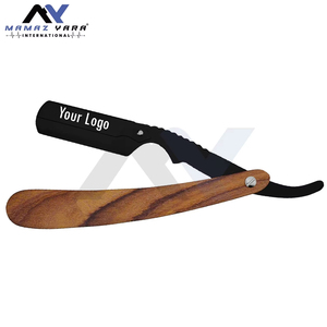 Barber Grade Straight Edge <b>Razor</b> with Premium Stainless Steel Blade Professional <b>Mens</b> Shaving <b>Razor</b> for Clean Crisp Beard Groomi - Product Image 3