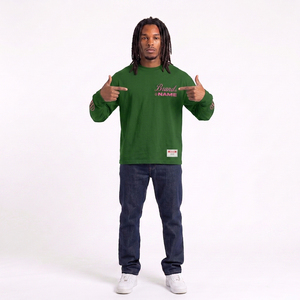 OEM Your brand Logo Long Sleeve T-Shirt Green <b>Pink</b> Print O-Neck <b>Men's</b> Pullover Cotton Fleece Sweatshirt For <b>Men</b> Crew Neck <b>Jumper</b> - Product Image 6
