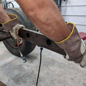 Gants de travail en cuir Tig Safety - Product Image 4