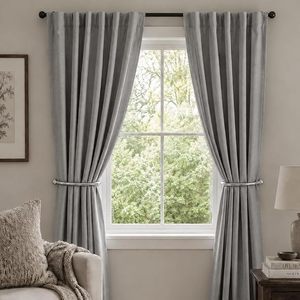 Attaches de rideaux en métal en forme de U, crochet en fer classique avec extrémité sphérique, finition de surface lisse pour draperies de fenêtre - Product Image 1