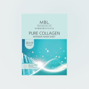 Masque facial en feuille Embiel Pure Collagen Intensive Mask Sheet 10 feuilles 23ml Produits de soin de la peau au concombre - Product Image 3