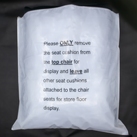 Haute qualité étanche indéchirable curseur serrure sacs d'expédition vêtements emballage expédition sacs en plastique en gros