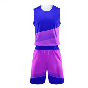 Vente flash sur les uniformes de basket-ball, couleur unie, meilleur matériau, uniforme de basket-ball pour homme adulte, prix de gros - Product Image 2