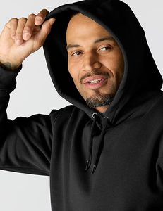 Men's 100% Cotton <b>Hooded</b> <b>Fleece</b> Sweatshirt Regular Fit Solid Color Pocket Customized Logo on Sleeve Autumn Casual Wear - Product Image 6