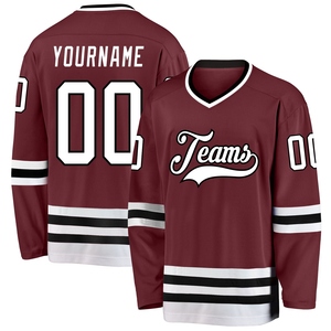 Maillot de hockey bleu clair rouge-blanc personnalisé de qualité supérieure, vente en gros, best-seller, directement de l'industrie - Product Image 2