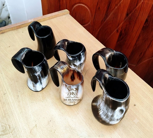 Jarra de Cerveza de Piedra de la Mejor Calidad, Diseño Vintage con Patrón Sólido, Ecológica, con Asa y Tapa Deslizante, Reutilizable, Ideal para Regalo o Fiestas - Product Image 4