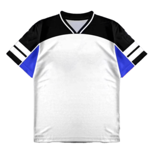 Maillot de football sublimé à col en V, manches courtes, en polyester respirant, coupe régulière pour adulte, toutes saisons - Product Image 4