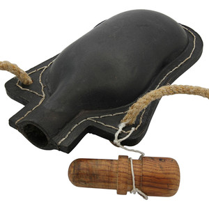 100% Handmade Dark Brown Medieval Leather Bottle Historical Genuine Leather Drinking Canteen for Viking - Product Image 5