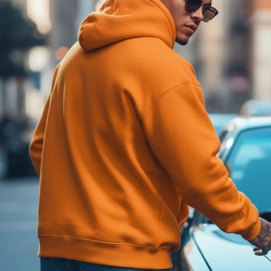 Fabricante Profesional de Sudaderas Extra Grandes, Sudadera de Felpa de Algodón, Impresión de Logotipo Personalizado - Product Image 2