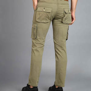 Pantalones cargo de forro polar para hombre, estilo fitness, lavados, al mejor precio, con diseño de logotipo y color personalizados. - Product Image 4