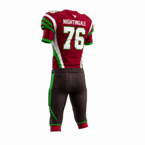 Uniforme de Fútbol Americano al Por Mayor de Alta Calidad y Bajo Precio, 100% Poliéster, Absorbente de Humedad, Secado Rápido, Elástico en Cuatro Direcciones, Unisex - Product Image 5