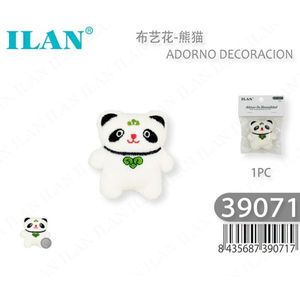 Ornamento decorativo Ilan Panda 1 pezzo in tessuto per decorazioni domestiche - Product Image 1