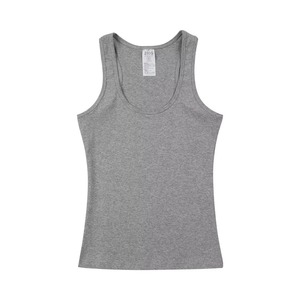 Camiseta sin Mangas de Punto para Hombre, Cuello Redondo, Color Sólido, 280G, Ropa Casual - Product Image 6