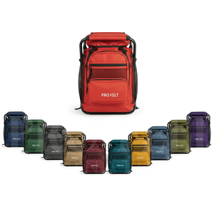 New Latest Style Portable Folding Backpack Solid Plain Color Chair with Adjustable Shoulder Straps Outdoor Travel Seat Bag <b>Packs</b> - Product Image 1