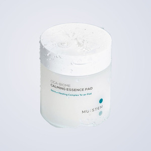 Absorbant+pad Myuseutem Korean K-Beauty Cica Biome Calming Essence Pad 60 feuilles Fabriqué en Corée matériau en coton - Product Image 1