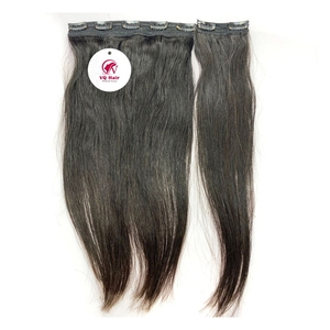 Extensiones de cabello con clip a precio barato Cabello rizado vietnamita crudo con vendedores alineados de cutícula de estilo de onda profunda suelta - Product Image 1