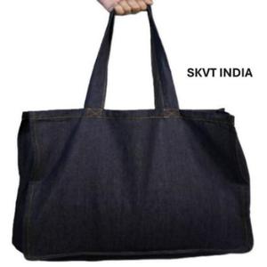 Sac fourre-tout écologique en coton biologique recyclable avec poignée longue, réutilisable pour les courses, personnalisable avec impression sérigraphiée SKVT - Product Image 3