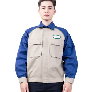Ensembles d'uniformes de travail respirants pour hommes Production OEM dans le monde entier du fabricant vietnamien Emballage en poly-sac - Product Image 1