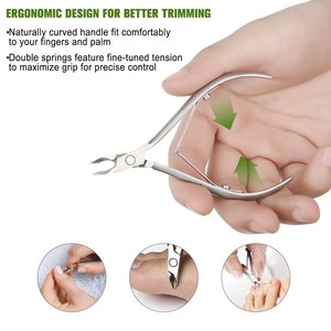 Coupe-ongles ergonomiques professionnels personnalisables avec lame incurvée et ouverture large - Product Image 5