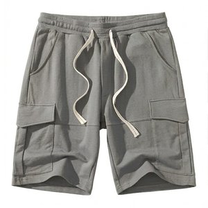 Print Summer Hip Hop Breathable Worsted <b>Cargo</b> <b>Shorts</b> with Drawstring 100% Cotton Polyester for Men's Oversized Unisex Wide Legs - Product Image 5