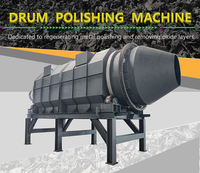 Machine à polir les métaux pour éliminer les taches de peinture et d'huile, équipement de traitement de surface