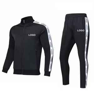 Conjunto Deportivo Personalizado al por Mayor con Logotipo Impreso para Hombre, Sudadera con Cierre, Traje Deportivo Unisex Personalizable para Hombre - Product Image 5