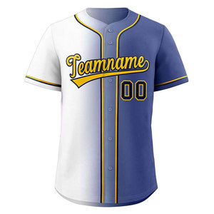 Men Baseball Jersey Custom Team Wear Button Front <b>Athletic</b> Jersey Low MOQ OEM ODM Wholesale - Product Image 1