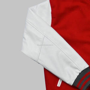 Veste universitaire Letterman en laine personnalisée en cuir véritable avec logos et patchs de broderie personnalisés saison d'hiver veste de baseball universitaire - Product Image 3