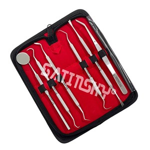Ensemble de 9 Curette Gracey bleue manche creux parodontal base de qualité allemande d'instruments dentaires de haute qualité - Product Image 3