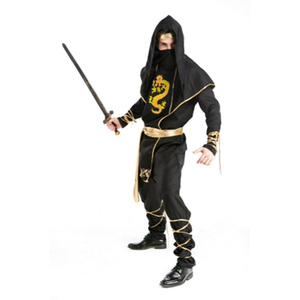 Nuevo Traje Ninja Unisex de Color Sólido y Transpirable; Color Personalizado; Disfraz 100% Poliéster - Product Image 3