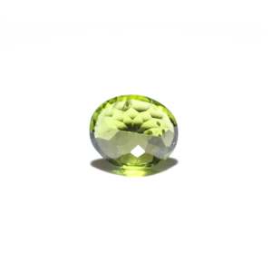 Emerald Cut Peridot Loose Gemstone 8.5 Carat Faceted Fine Jewelry Stone - Product Image 2