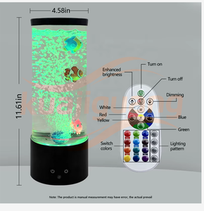 ไฟ LED รูปปลาเปลี่ยนสีได้หลายสี สำหรับตกแต่งบ้าน สำนักงาน ห้องนั่งเล่น - Product Image 4